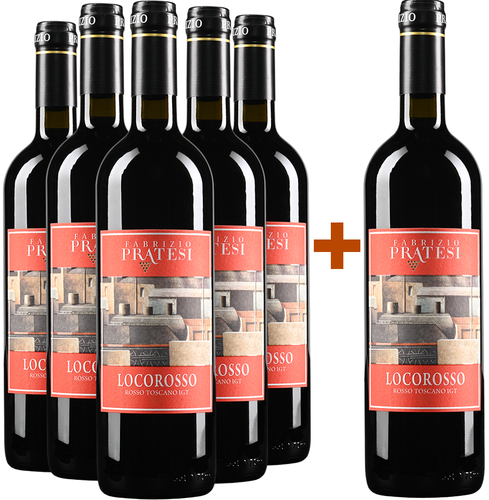 5+1 Paket Locorosso Toscana IGT 5+1 Paket Locorosso Toscana IGT