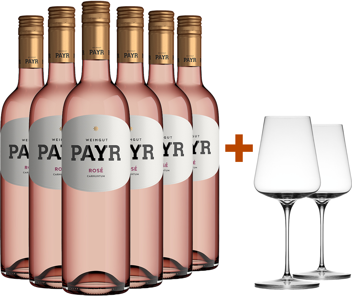 ÖTW Rosé-Paket + 2 GRATIS Weingläser von UNO Glassworks BIO ÖTW Rosé-Paket + 2 GRATIS Weingläser von UNO Glassworks BIO