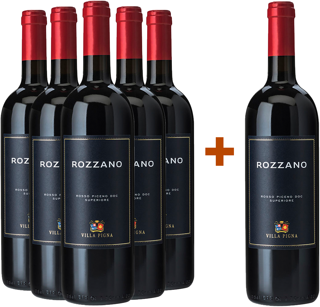 5+1 Paket Rozzano Rosso Piceno Superiore DOC 5+1 Paket Rozzano Rosso Piceno Superiore DOC