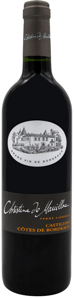 2015 "Christine de Marcillac" Côtes de Bordeaux Castillon AOP