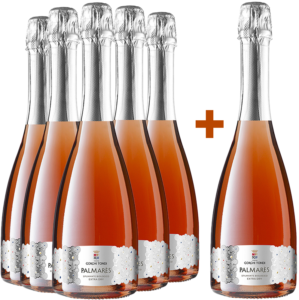 5+1 Paket Palmarès Spumante Rosé BIO 5+1 Paket Palmarès Spumante Rosé BIO
