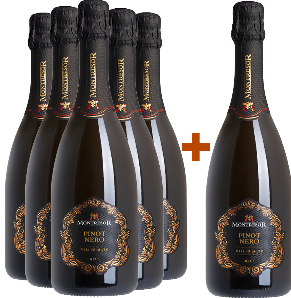 5+1 Paket Millesimato Spumante Bianco da Pinot Nero