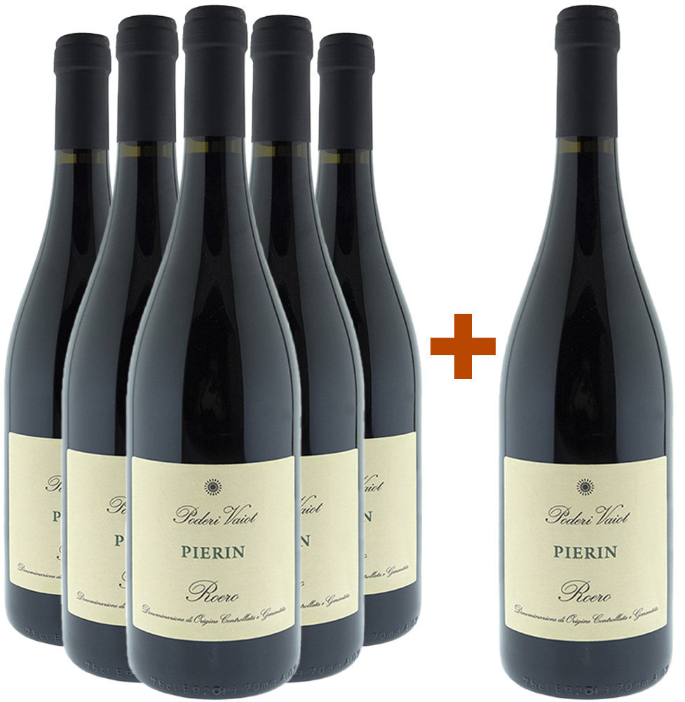 5+1 Pierin Roero Riserva DOCG Paket 5+1 Pierin Roero Riserva DOCG Paket