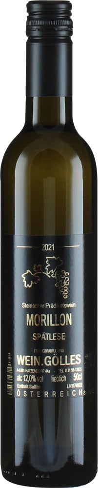 2021 Morillon Spätlese 0,5 L 2021 Morillon Spätlese 0,5 L