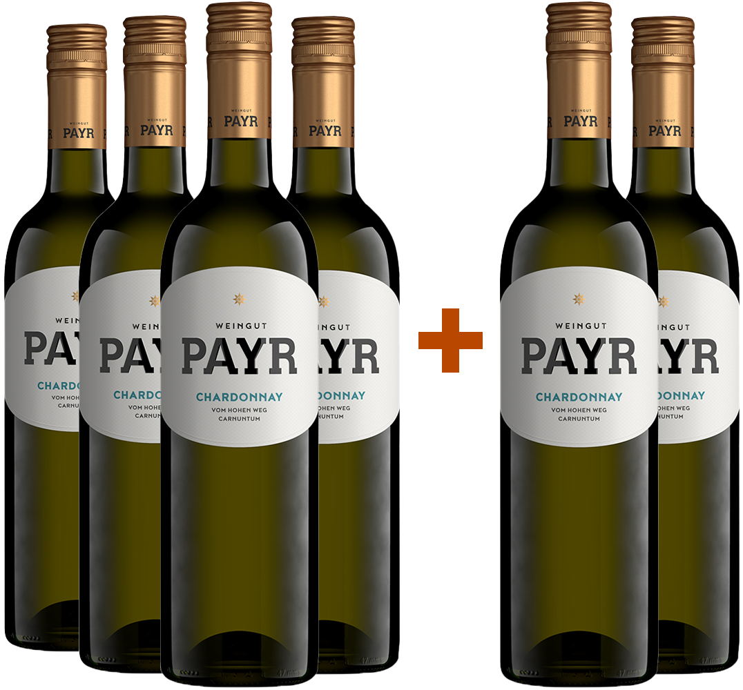 4+2 Chardonnay vom Lehm Carnuntum DAC ÖTW Gebietswein BIO