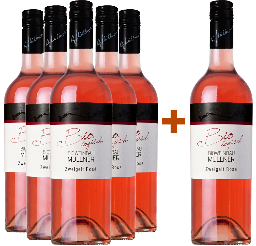 5+1 2025 Rosé BIO Paket - BIO Weinbau Müllner KG BIO