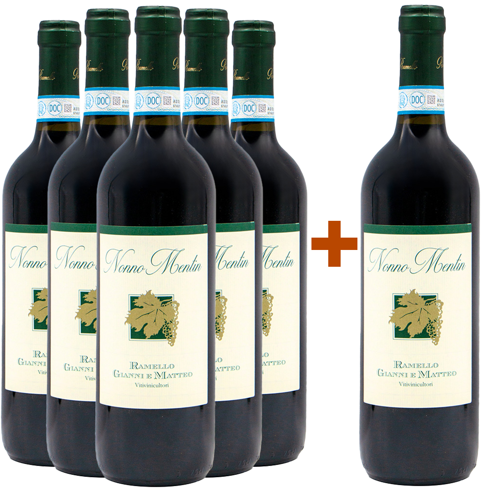5+1 Paket Nonno Mentin Barbera d'Alba DOC 5+1 Paket Nonno Mentin Barbera d'Alba DOC