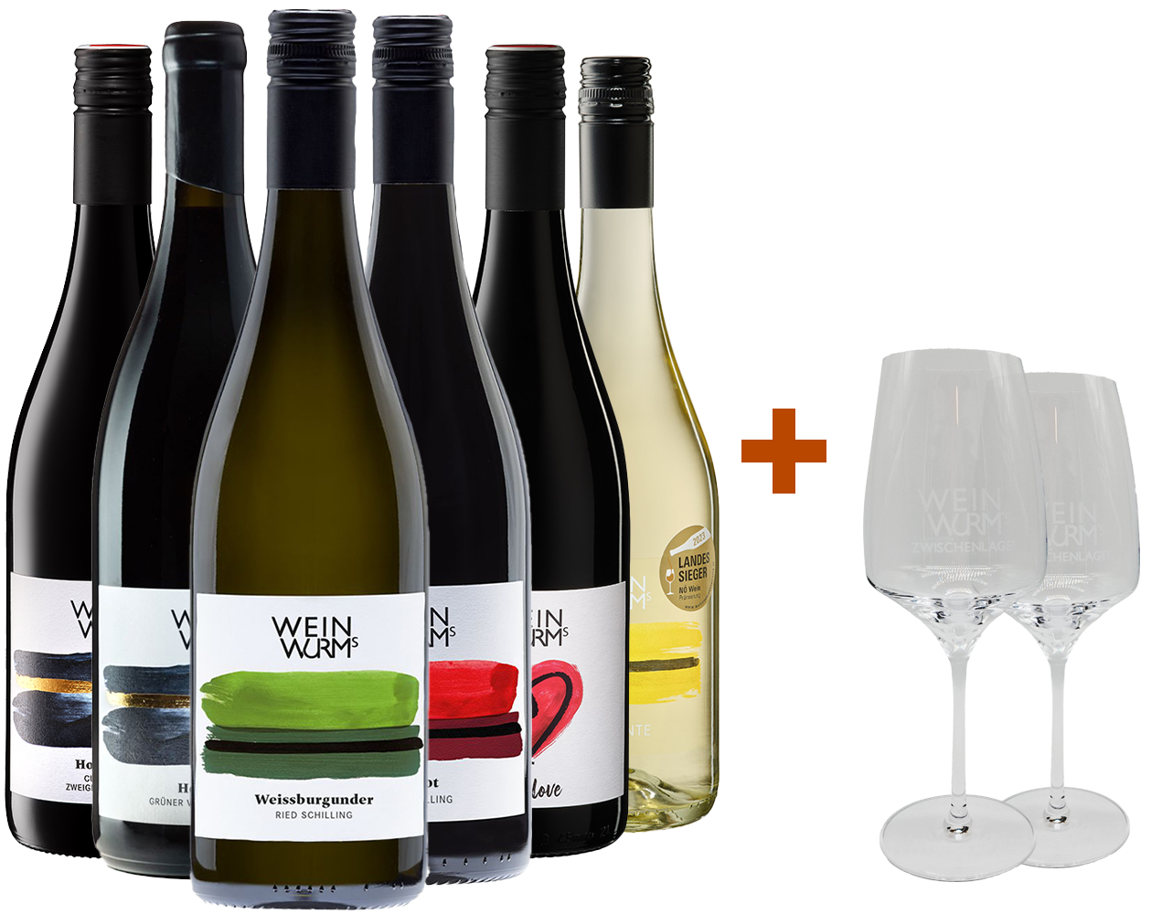 Festtagspaket Speisebegleitung + 2 Gläser