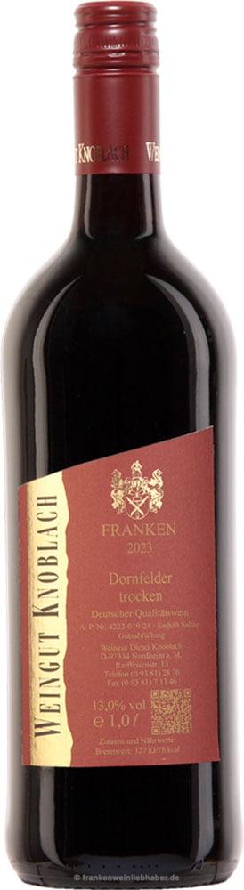 2023 Dornfelder 1,0 L