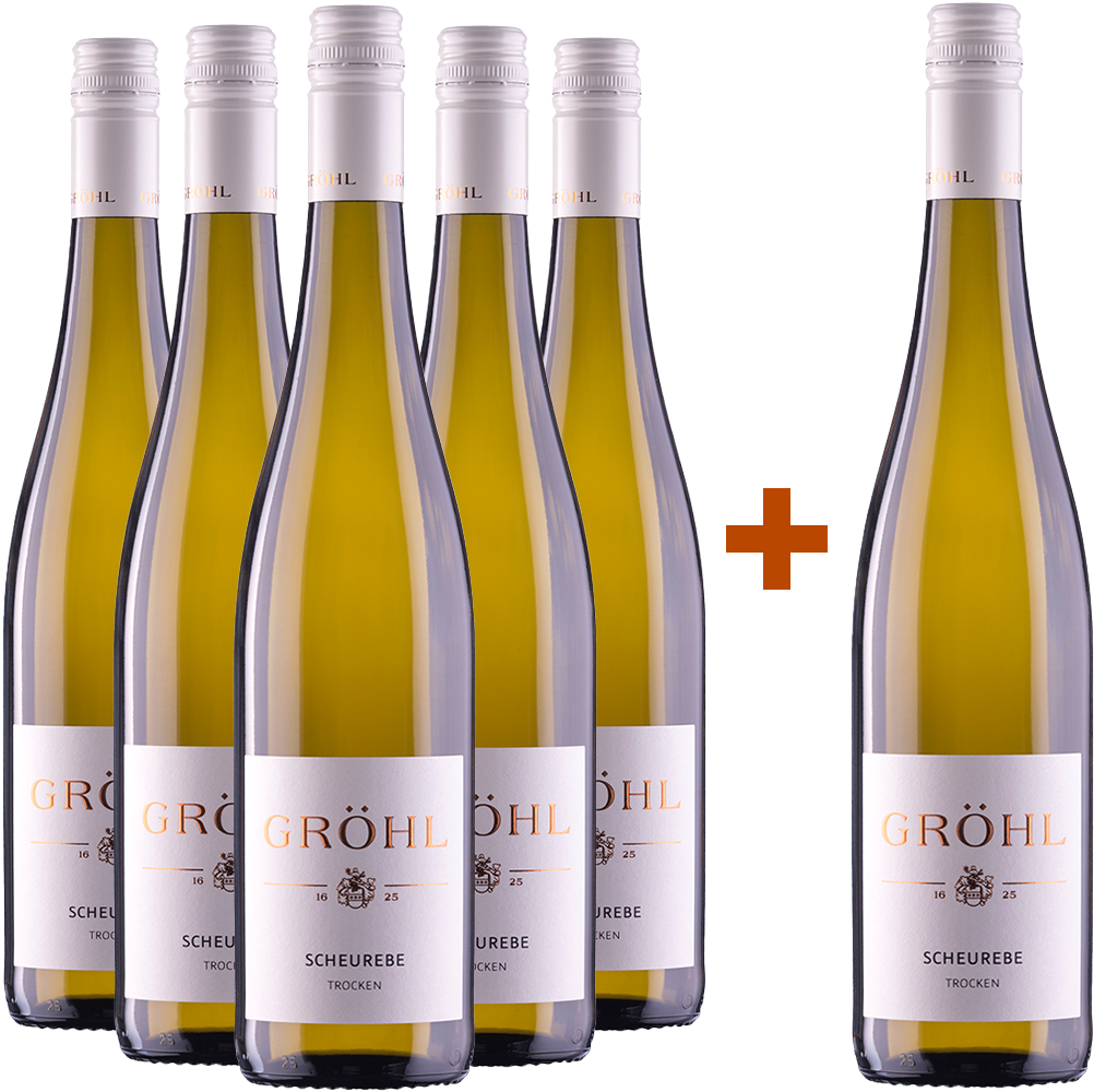 5+1 Paket Scheurebe trocken