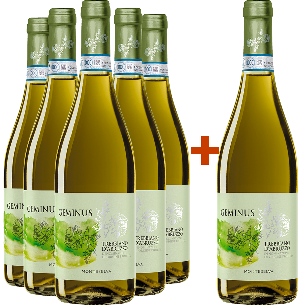 5+1 Paket Geminus Trebbiano d'Abruzzo DOC