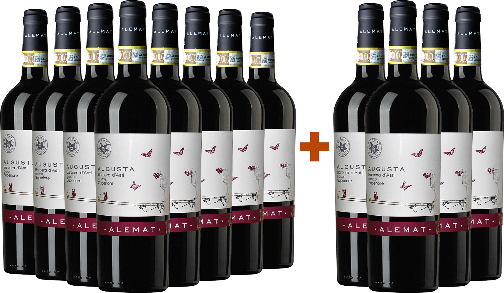 8+4 Paket Augusta Barbera d'Asti Superiore DOCG