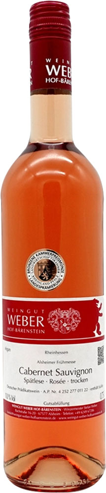 2021 Alsheimer Frühmesse Cabernet Sauvignon Spätlese Rosee