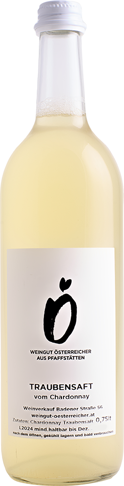 2024 Traubensaft Naturtrüb vom Chardonnay