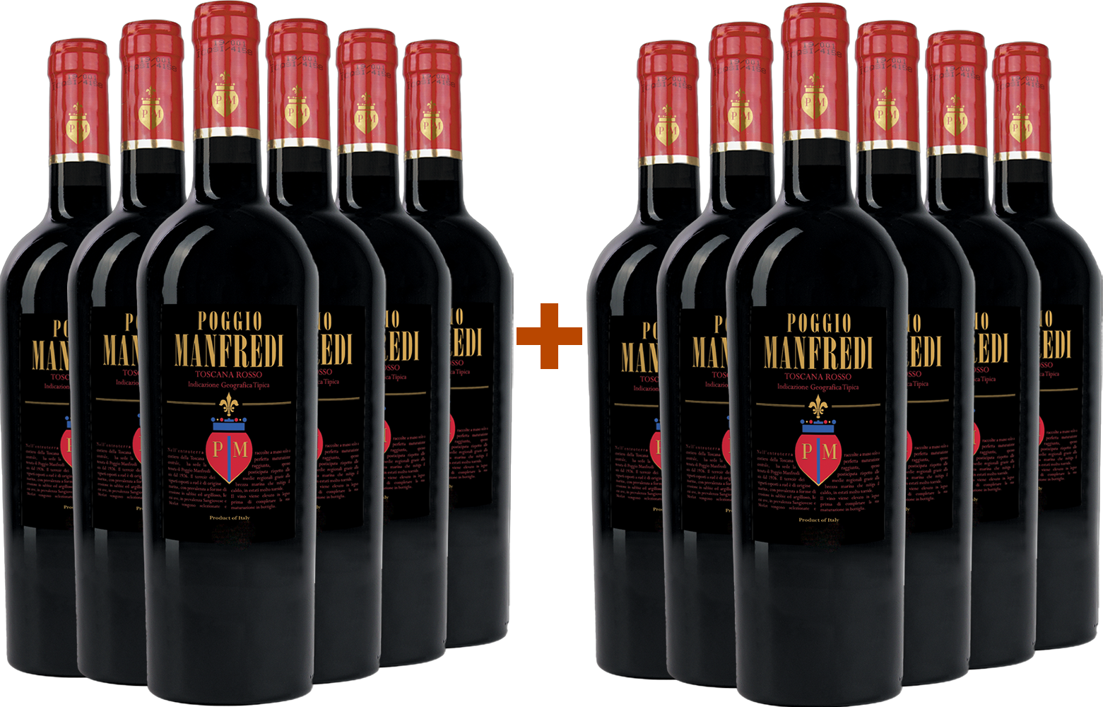 6+6 Paket Poggio Manfredi Supertuscan IGP 6+6 Paket Poggio Manfredi Supertuscan IGP