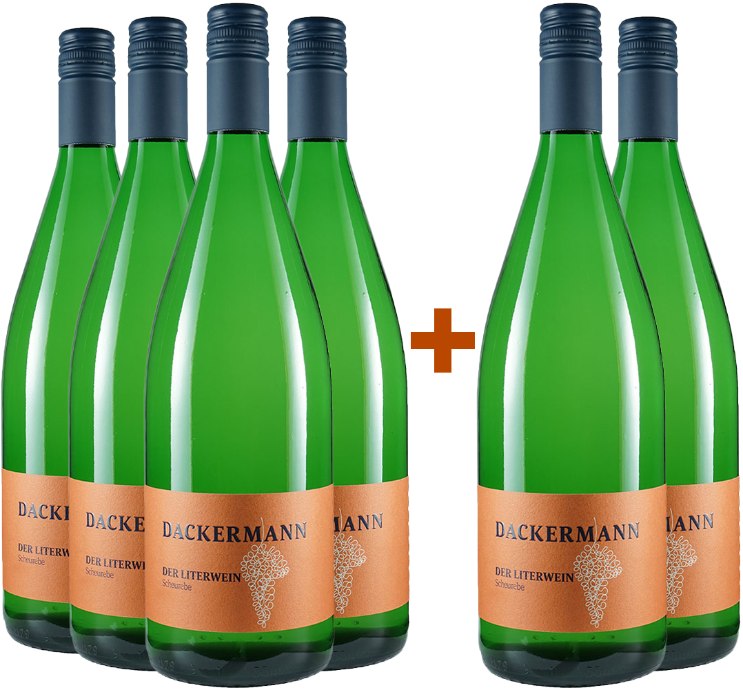 4+2 Paket Scheurebe trocken 1,0 L