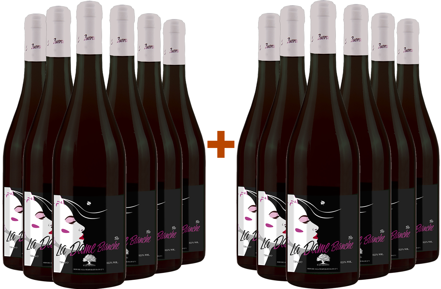 6+6 Paket La dame Blanche