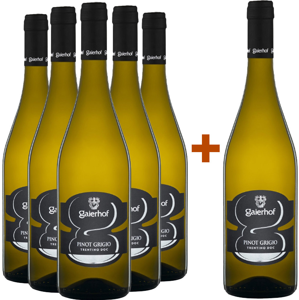 5+1 Paket Pinot Grigio Trentino DOC