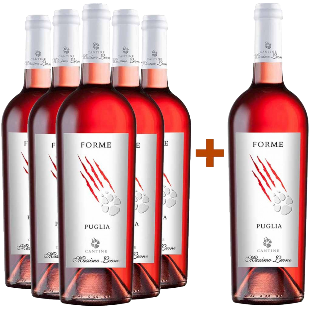 5+1 Paket Forme Rosato Puglia IGP 5+1 Paket Forme Rosato Puglia IGP