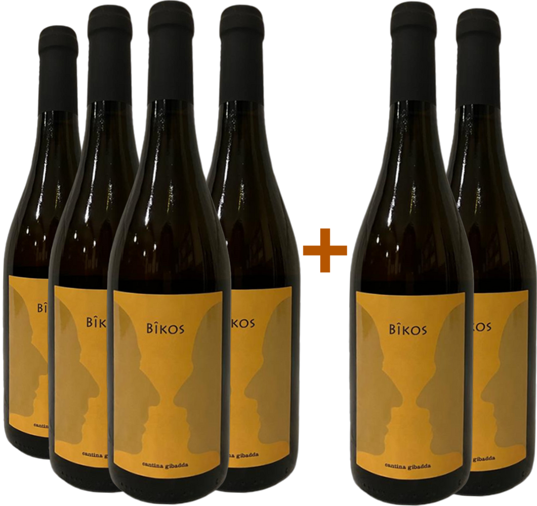 4+2 Paket Bikos Bianco Isola dei Nuraghi IGP