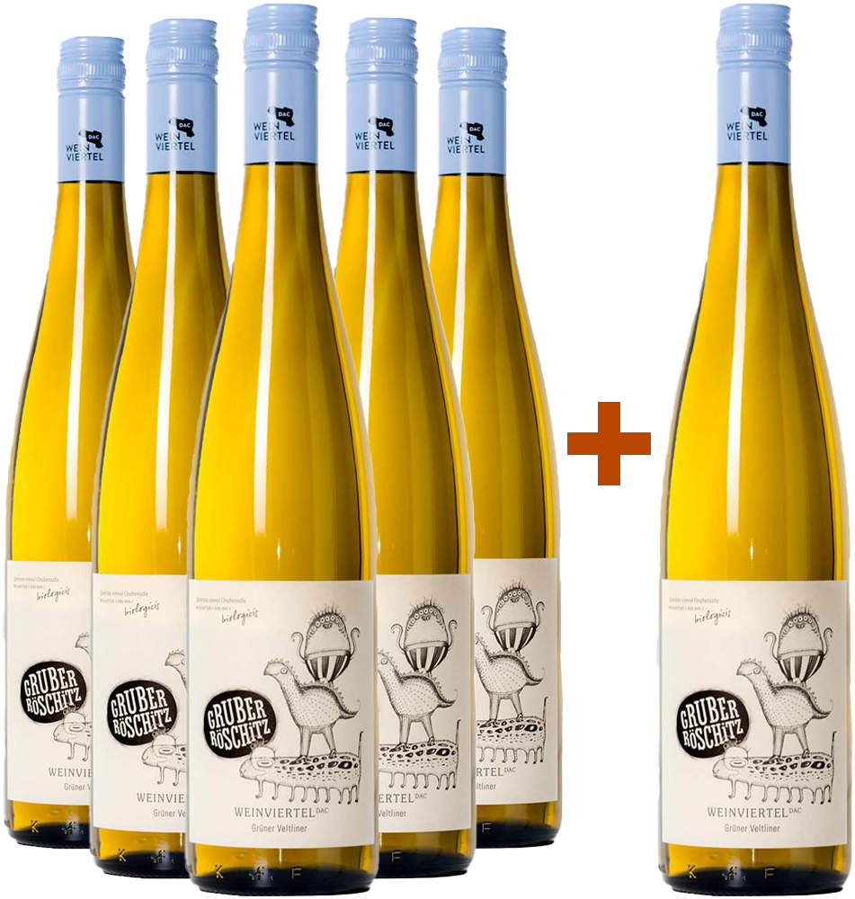 5+1 Paket Grüner Veltliner Weinviertel DAC trocken BIO BIO