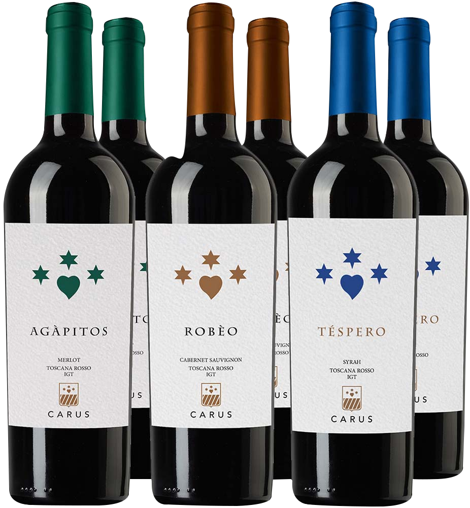 Carus Vini Supertuscan-Paket BIO