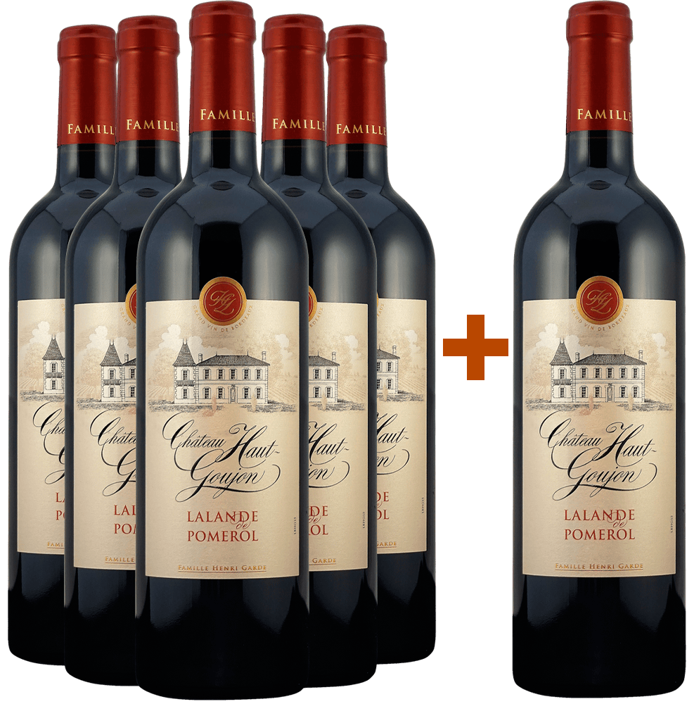 5+1 Paket Château Haut-Goujon Lalande De Pomerol 5+1 Paket Château Haut-Goujon Lalande De Pomerol