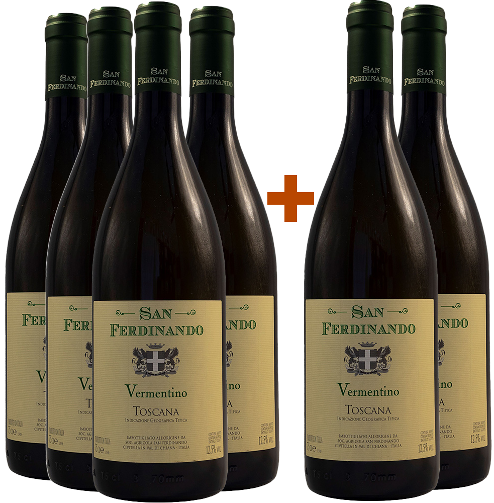 4+2 Paket San Ferdinando Vermentino Toscana IGP