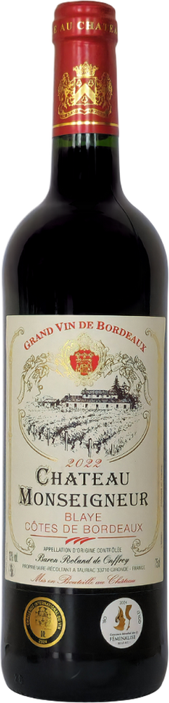 2022 Magnum Château Monseigneur Blaye Côtes de Bordeaux AOP 1,5 L