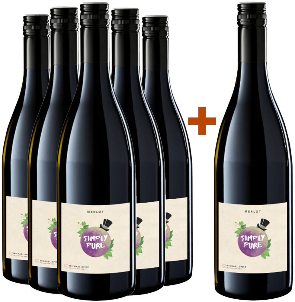 5+1 Paket Merlot "Simply Pure" BIO