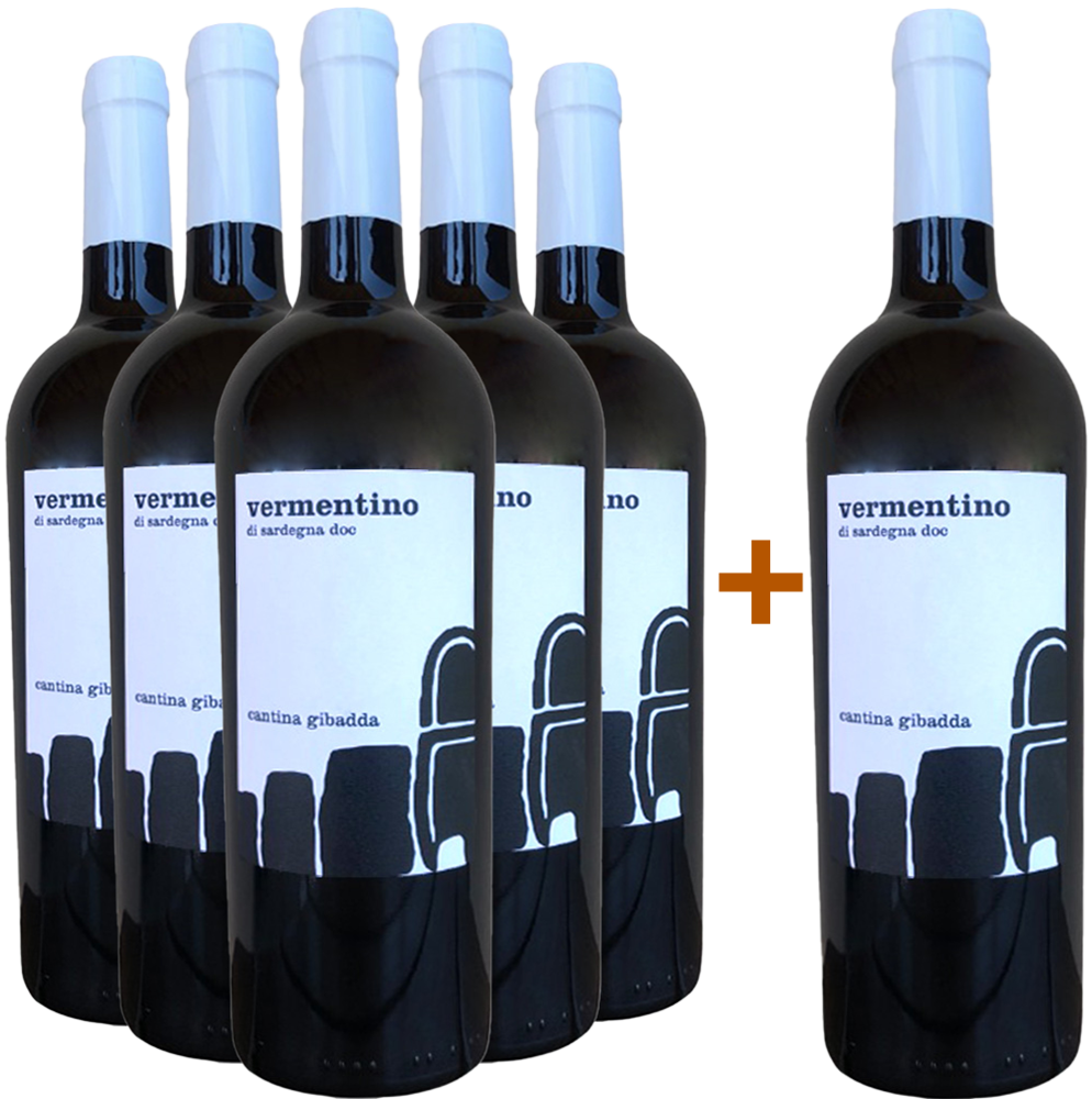 5+1 Paket Vermentino di Sardegna DOC 5+1 Paket Vermentino di Sardegna DOC