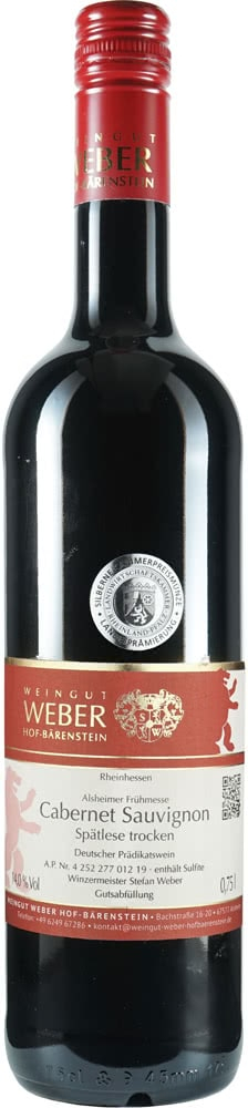 2020 Alsheimer Frühmesse Cabernet Sauvignon Spätlese