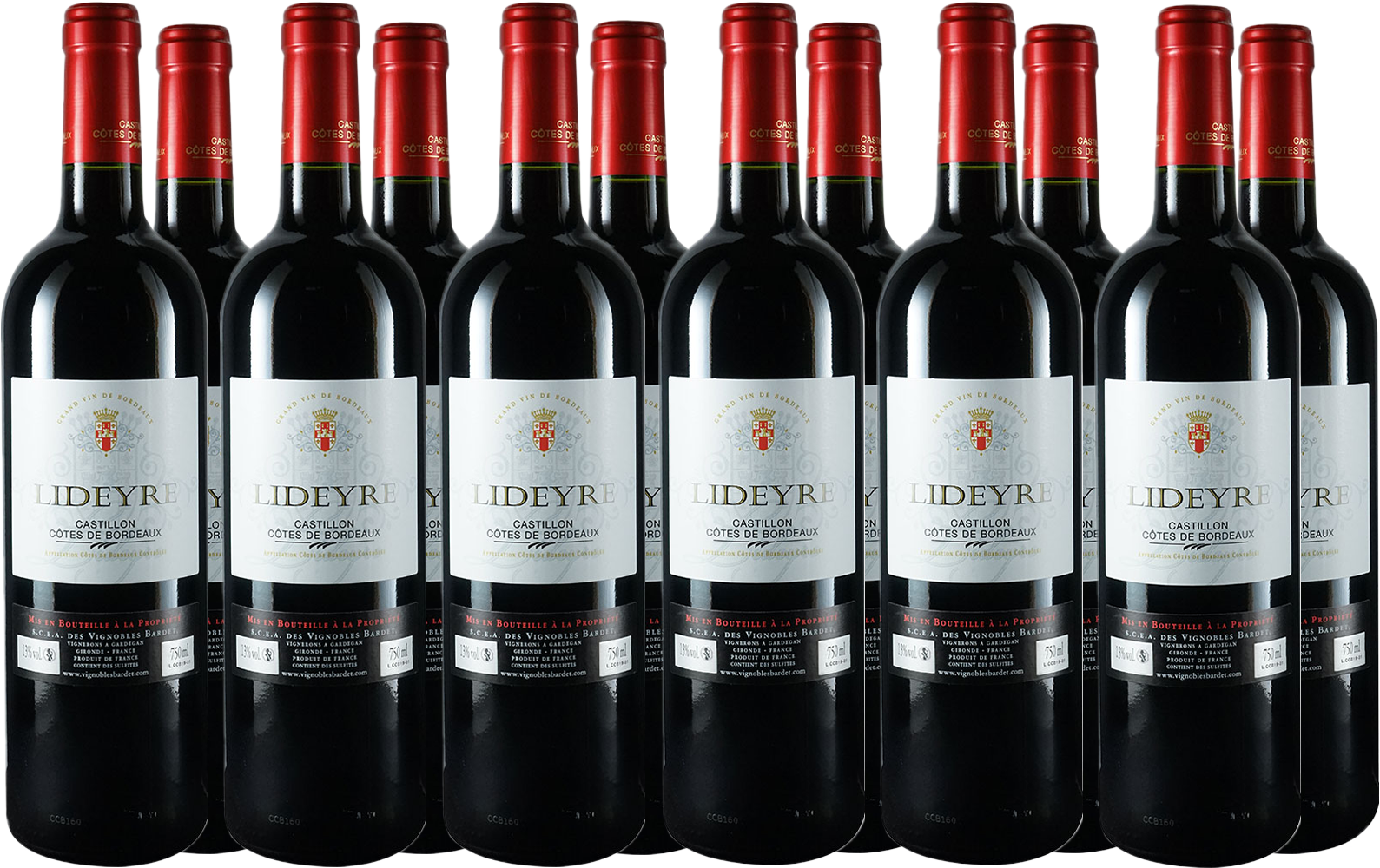 Rabattiertes Paket Lideyre Castillon Côtes de Bordeaux AOP