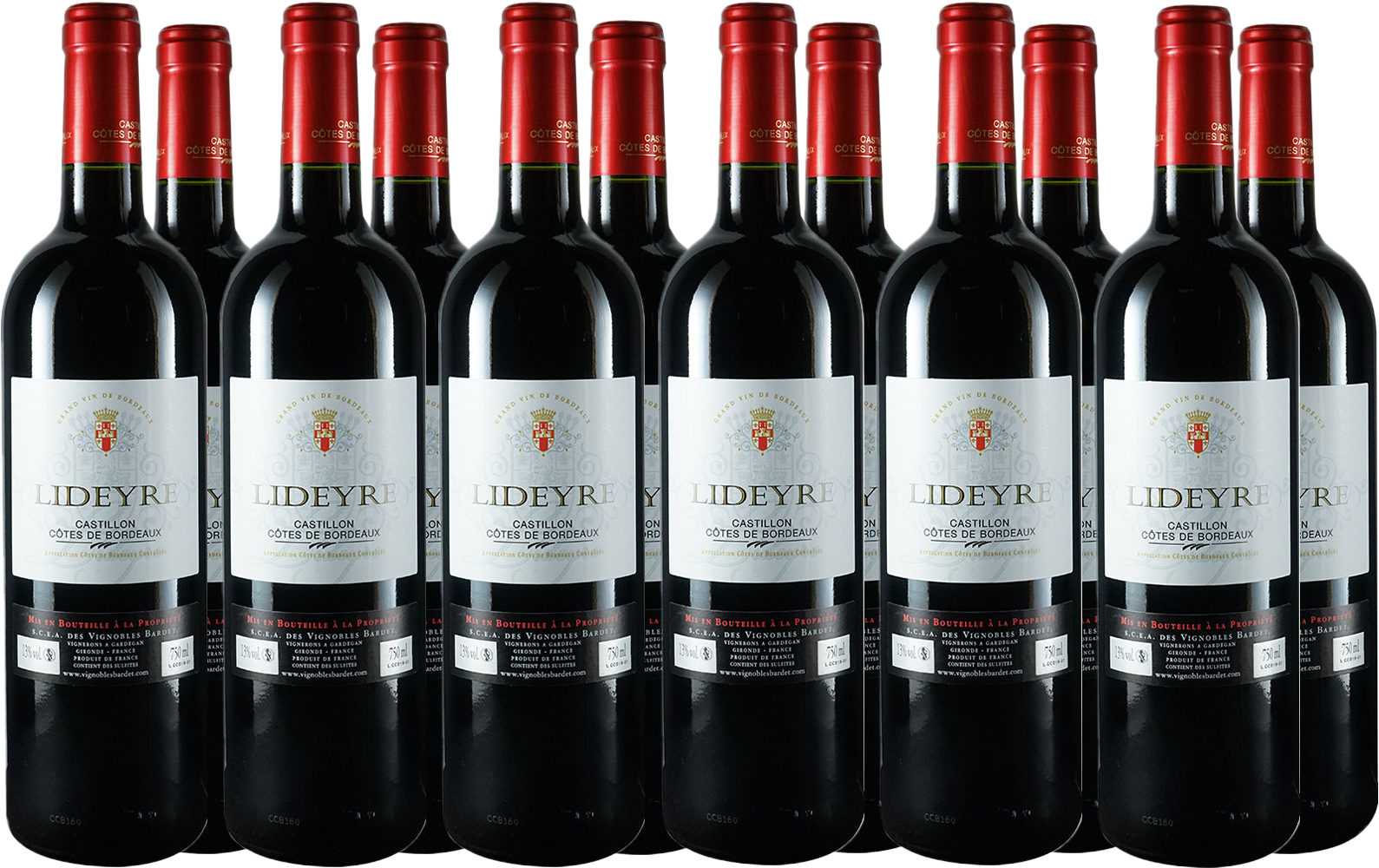 Rabattiertes Paket Lideyre Castillon Côtes de Bordeaux AOP Rabattiertes Paket Lideyre Castillon Côtes de Bordeaux AOP