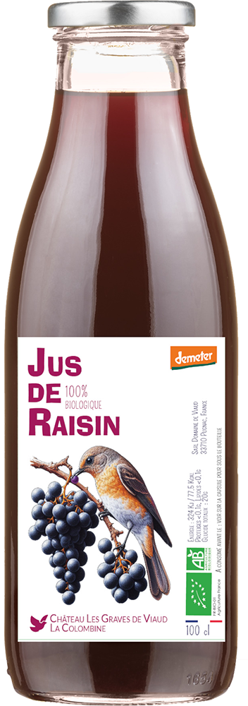 Juis de Raisin 100% logique BIO 1,0 L
