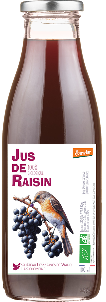 Juis de Raisin 100% logique BIO 1,0 L Juis de Raisin 100% logique BIO 1,0 L