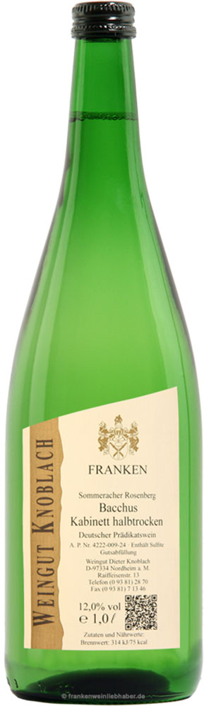 2023 Bacchus Kabinett 1,0 L