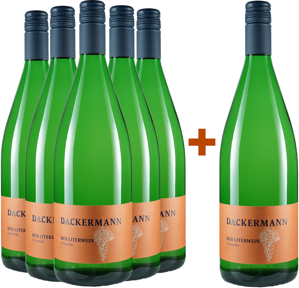 5+1 Paket Scheurebe trocken 1,0L 5+1 Paket Scheurebe trocken 1,0L