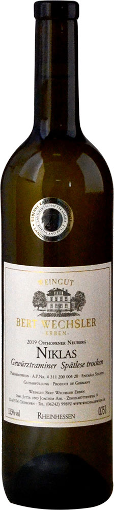 2019 „NIKLAS“ Gewürztraminer Spätlese