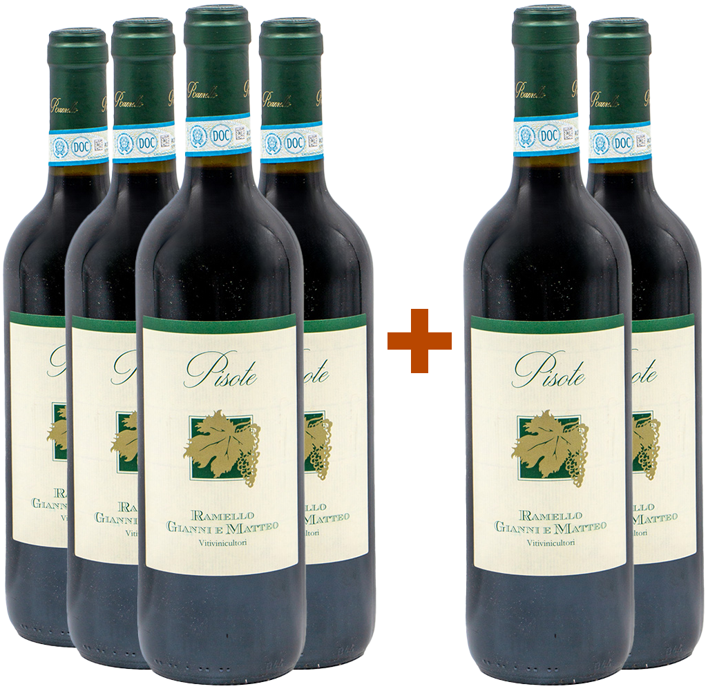 4+2 Pisote Dolcetto d'Alba DOC 4+2 Pisote Dolcetto d'Alba DOC