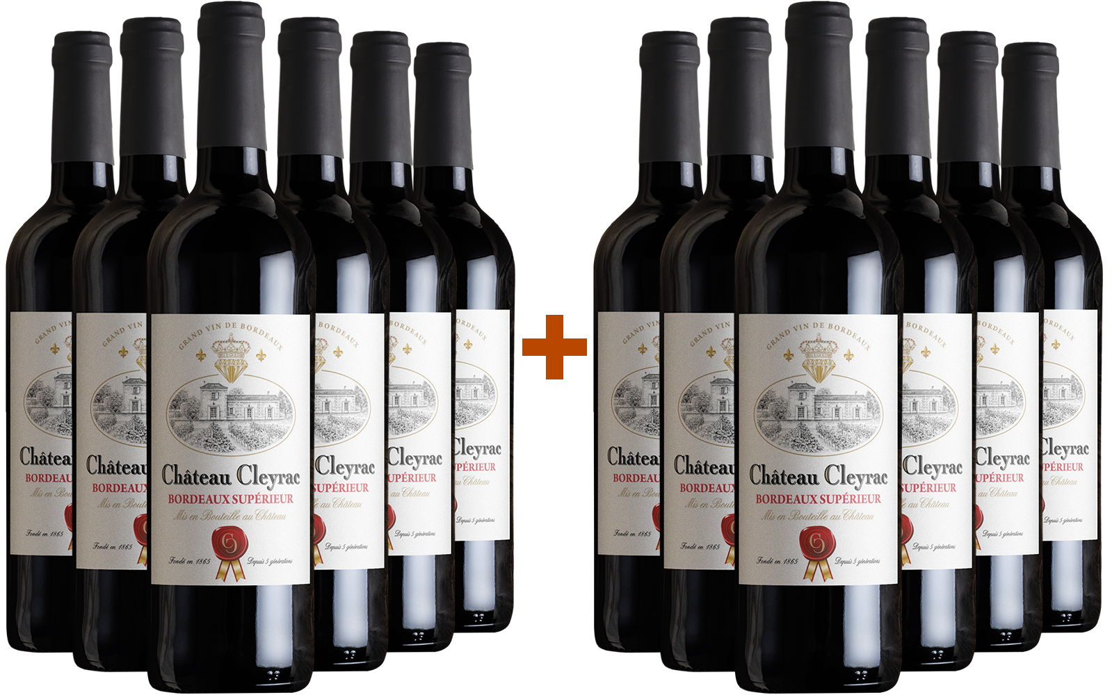 6+6 Château Cleyrac Bordeaux Supérieur AOP 6+6 Château Cleyrac Bordeaux Supérieur AOP