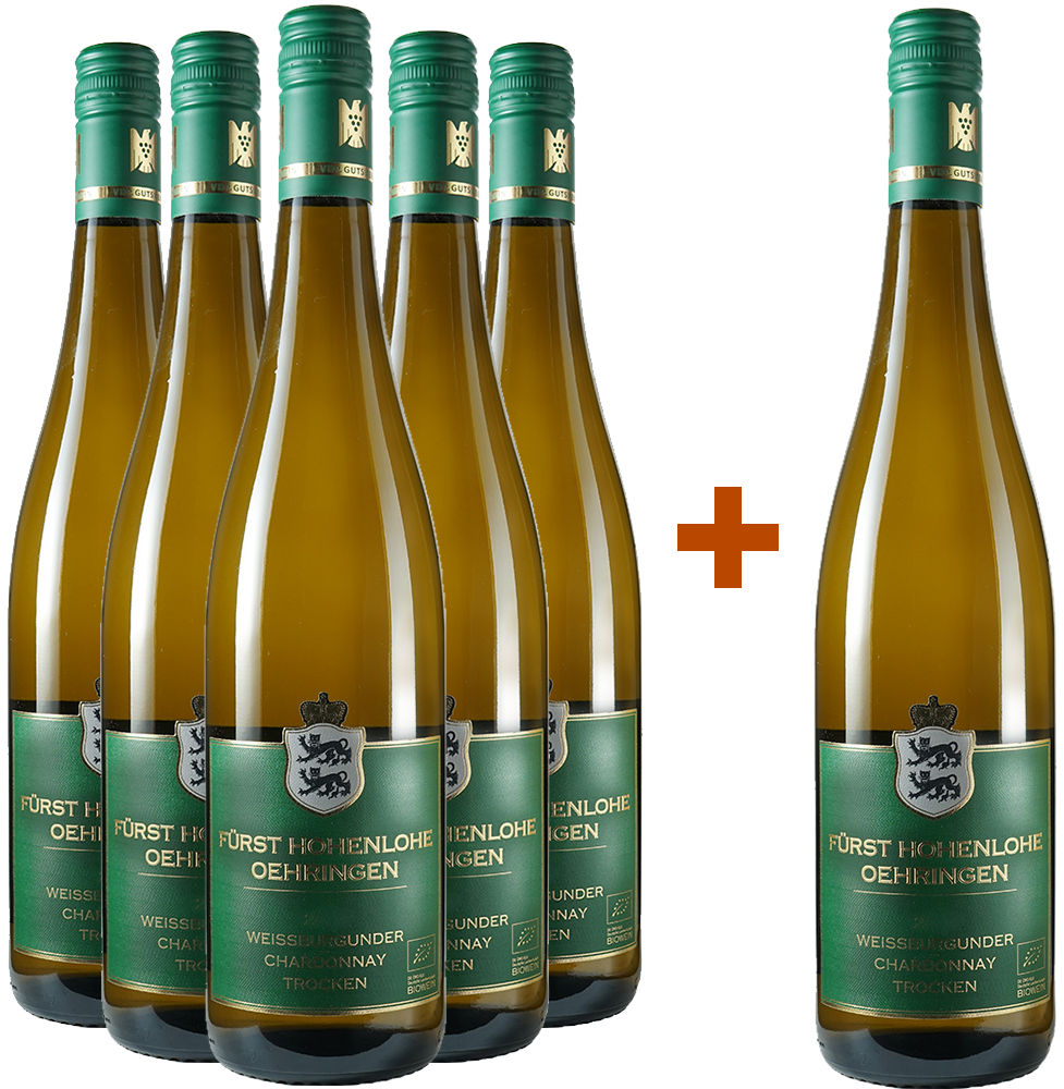 5+1 Weissburgunder-Chardonnay Paket trocken BIO BIO 5+1 Weissburgunder-Chardonnay Paket trocken BIO BIO