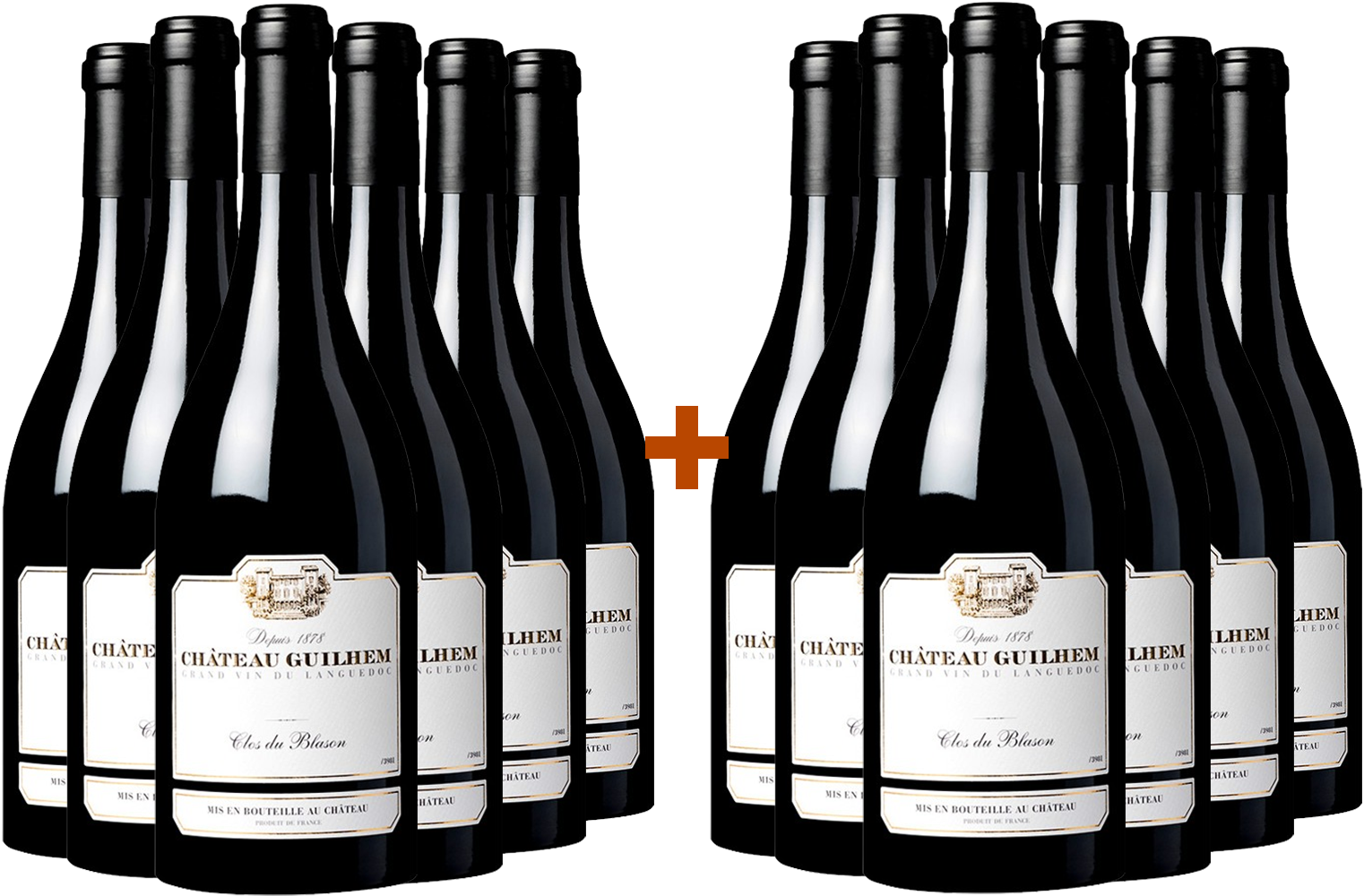 6+6 Clos du Blason Rouge Malepère AOP BIO