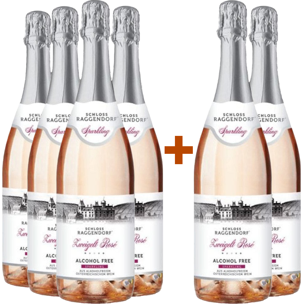 4+2 Schloss Raggendorf Zweigelt Rosé perlend alkoholfrei