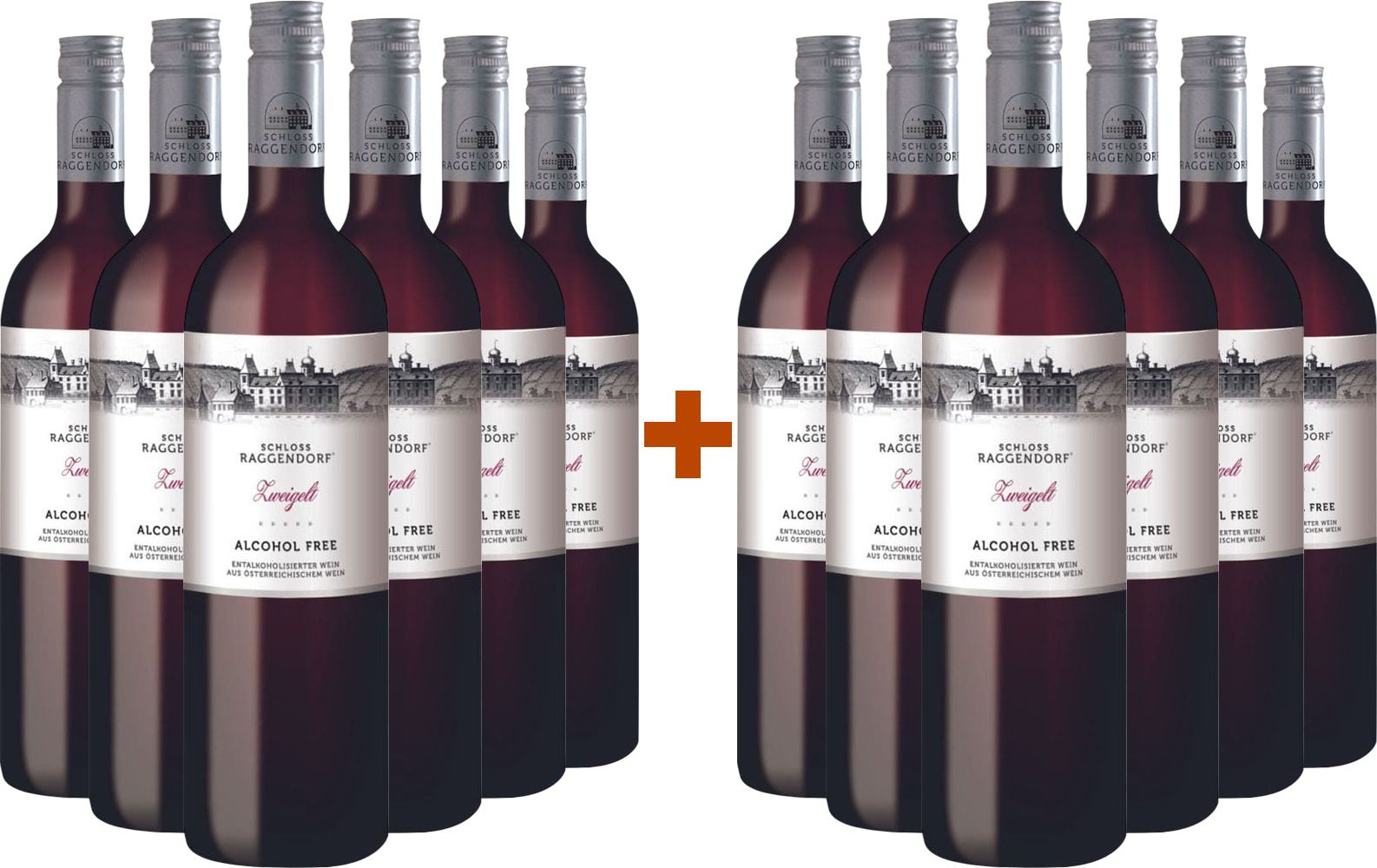 6+6 Schloss Raggendorf Zweigelt Rosé perlend alkoholfrei