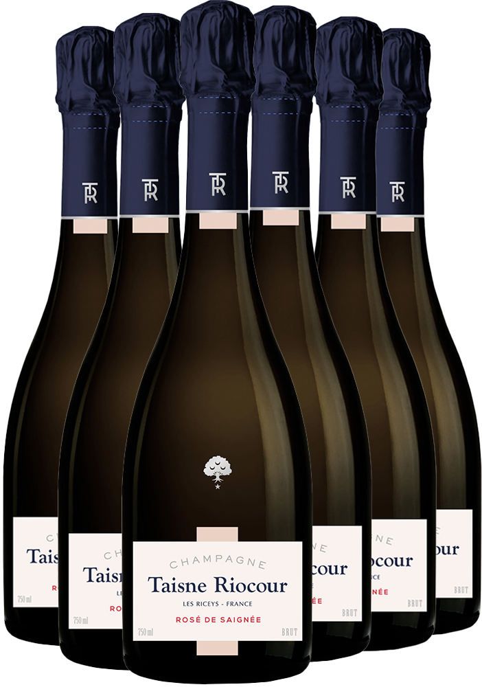 Valentinstag-Paket Rosé de saignée Champagne AOP