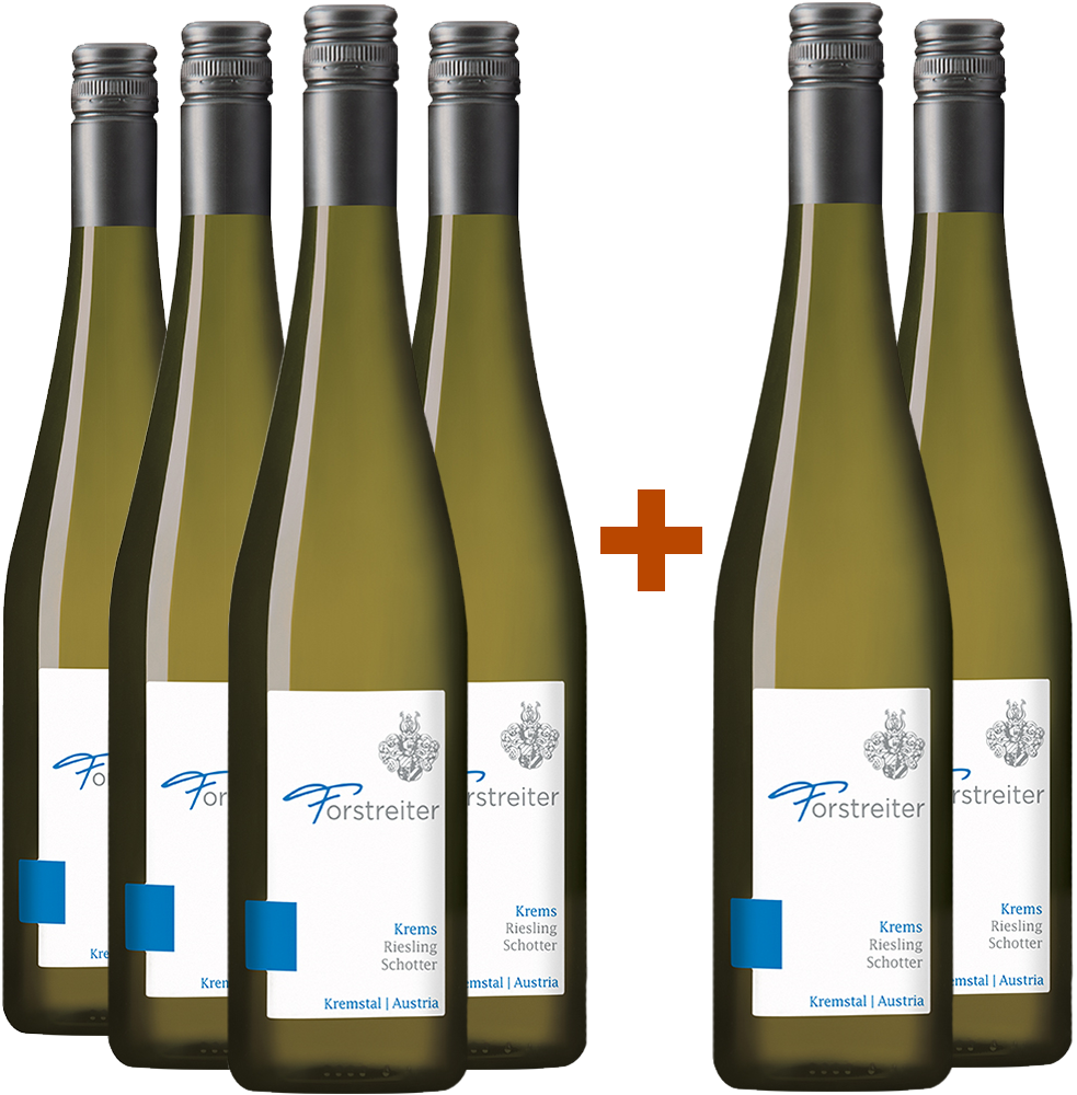 4+2 Paket Riesling Schotter Kremstal DAC 4+2 Paket Riesling Schotter Kremstal DAC