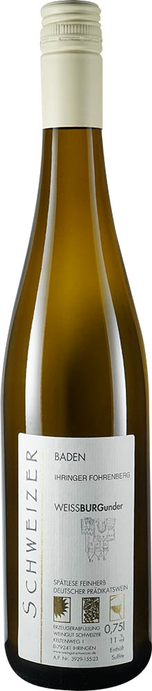 2022 Ihringer Fohrenberg Weißburgunder Spätlese