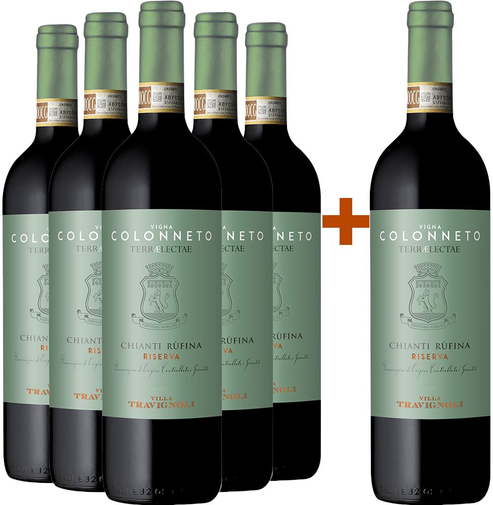 5+1 Paket Terraelectae Vigna Colonneto Chianti Rufina Riserva DOC 5+1 Paket Terraelectae Vigna Colonneto Chianti Rufina Riserva DOC