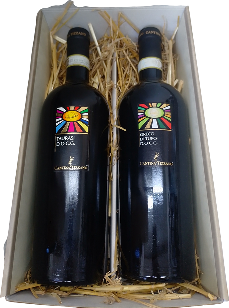 Cassetta in Cartone Taurasi DOCG - Greco di Tufo DOCG Cassetta in Cartone Taurasi DOCG - Greco di Tufo DOCG